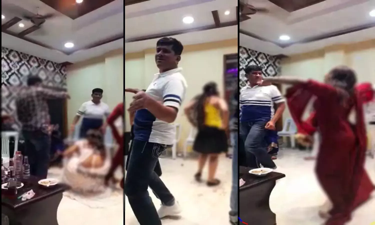 Videos of obscene party organized by Chandrayangutta AIMIM leader goes viral