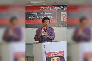 NIA raids on VS Krishnas house in Vizag undermine efforts of human rights activists: HRF NIA raids on VS Krishnas house in Vizag undermine efforts of human rights activists: HRF