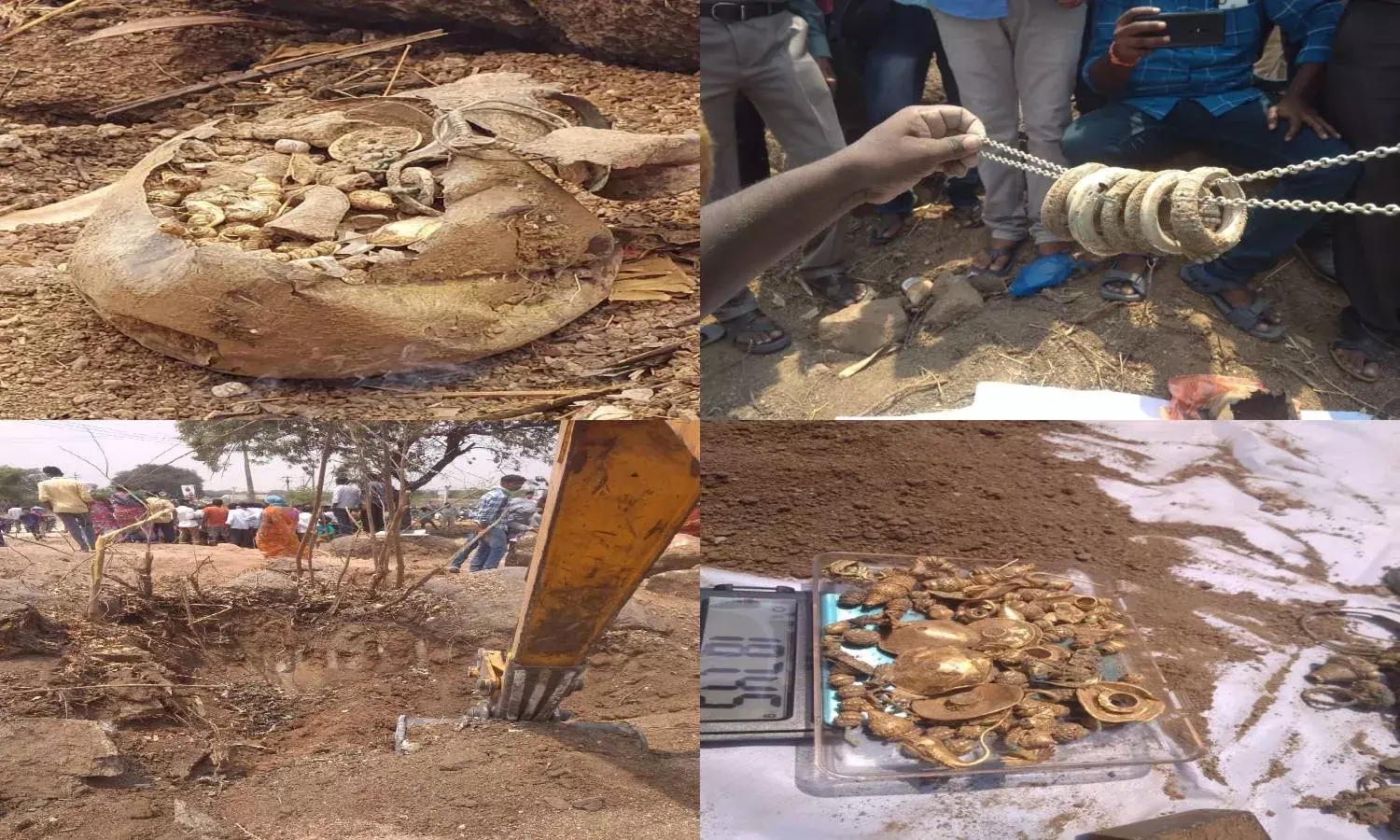 Video: Gold, Silver and rubies found while constructing Temple in Jangaon