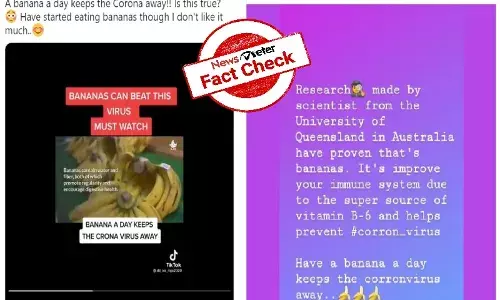 bananas cure COVID-19