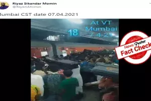 Fact Check: Video of Mumbais crowded Chhatrapati Shivaji Maharaj Terminus is from last year Fact Check: Video of Mumbais crowded Chhatrapati Shivaji Maharaj Terminus is from last year