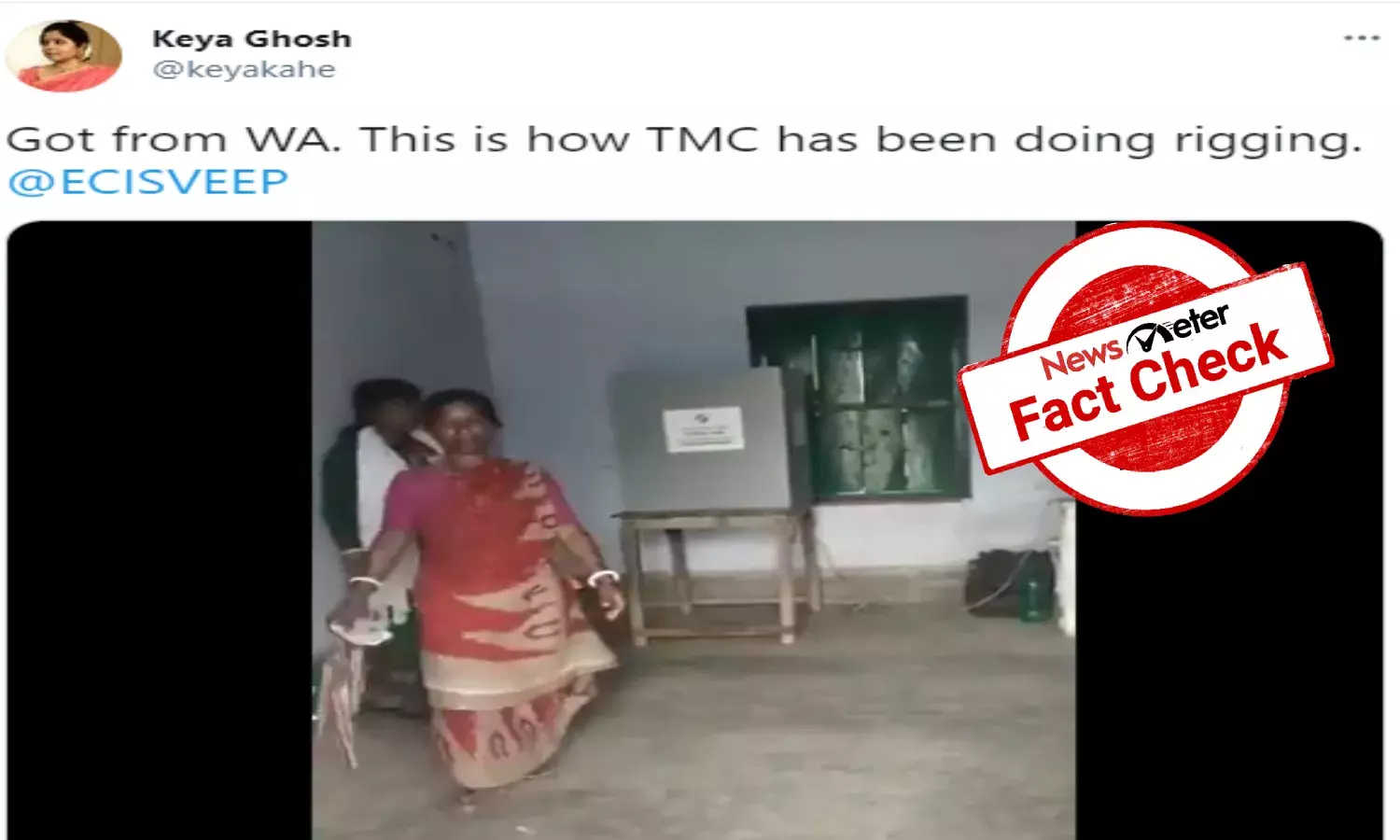 Fact Check: Viral vote rigging video not related to ongoing Bengal polls