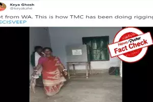 Fact Check: Viral vote rigging video not related to ongoing Bengal polls Fact Check: Viral vote rigging video not related to ongoing Bengal polls
