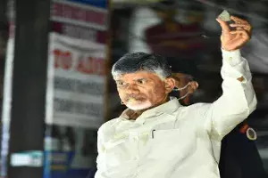 Tirupati by-poll: Stones pelted at Naidus roadshow, two injured Tirupati by-poll: Stones pelted at Naidus roadshow, two injured