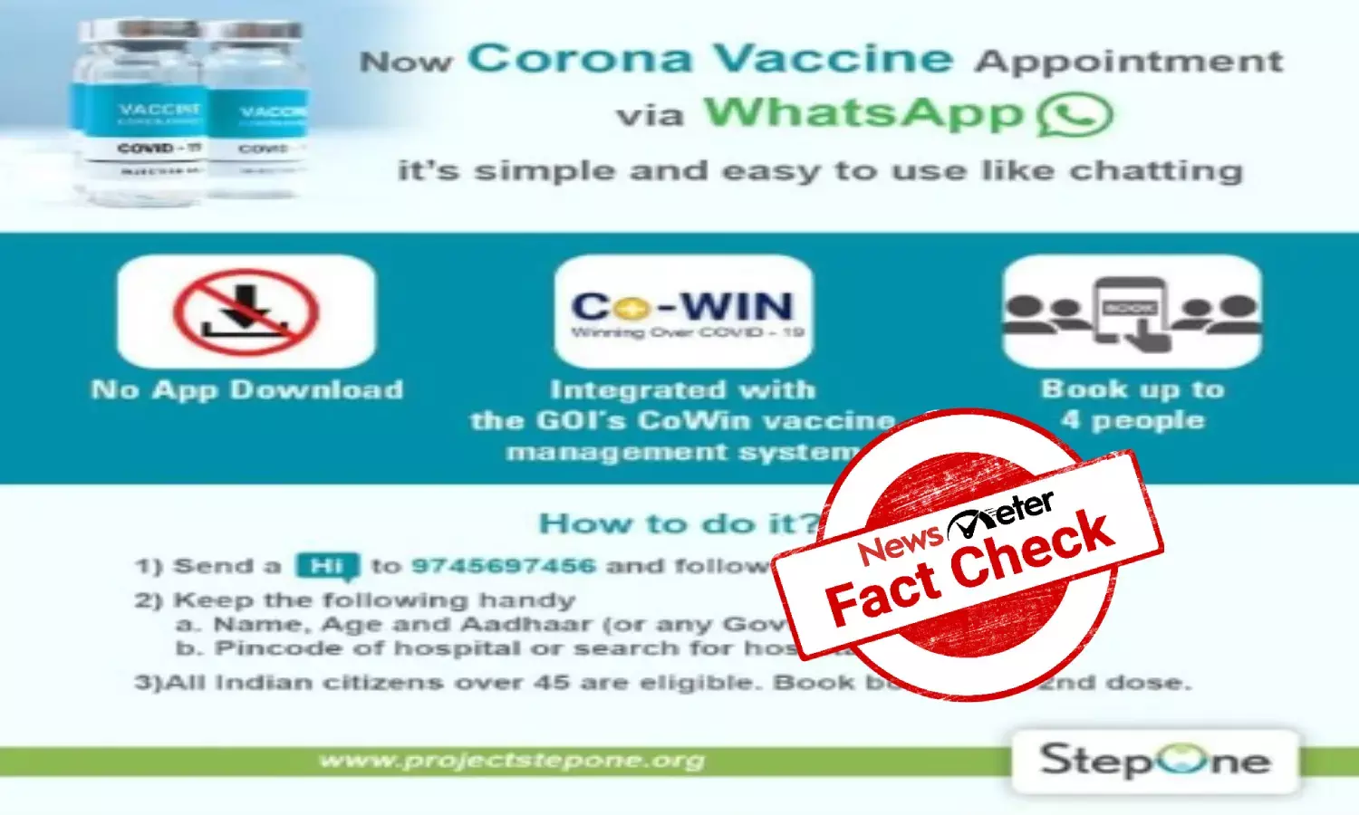 Covid vaccine booking only to be made through Cowin portal, Arogya Setu