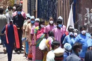 COVID19: Telangana reports highest single-day spike; 10 districts record triple-digit cases COVID19: Telangana reports highest single-day spike; 10 districts record triple-digit cases