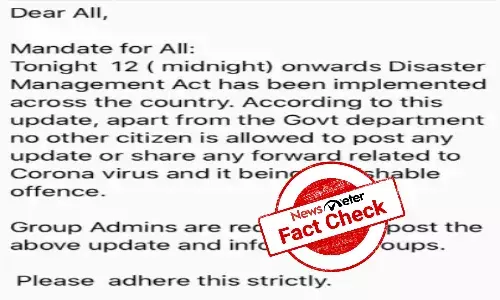 Posting covid updates, crime