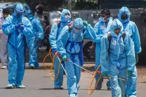 COVID-19 second wave: Telangana launches massive sanitation drive COVID-19 second wave: Telangana launches massive sanitation drive
