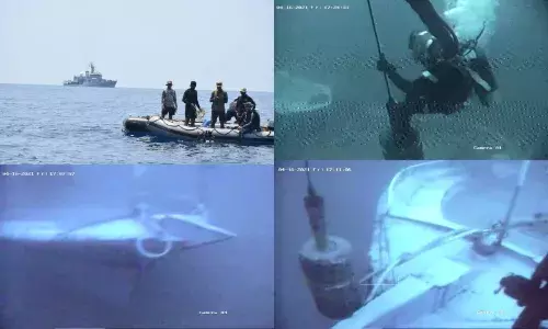 Indian Navy deploys  ground, aerial assets to find missing fishermen of IFB Rabah