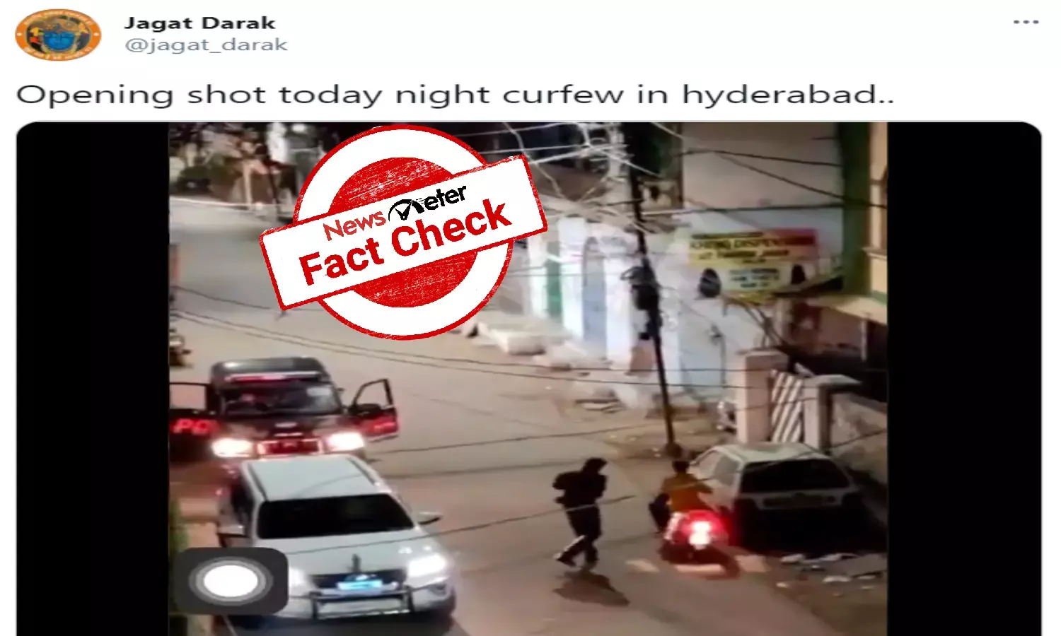 Fack-Check : Viral videos of Telangana police thrashing people on day one of 2021 night curfew are old