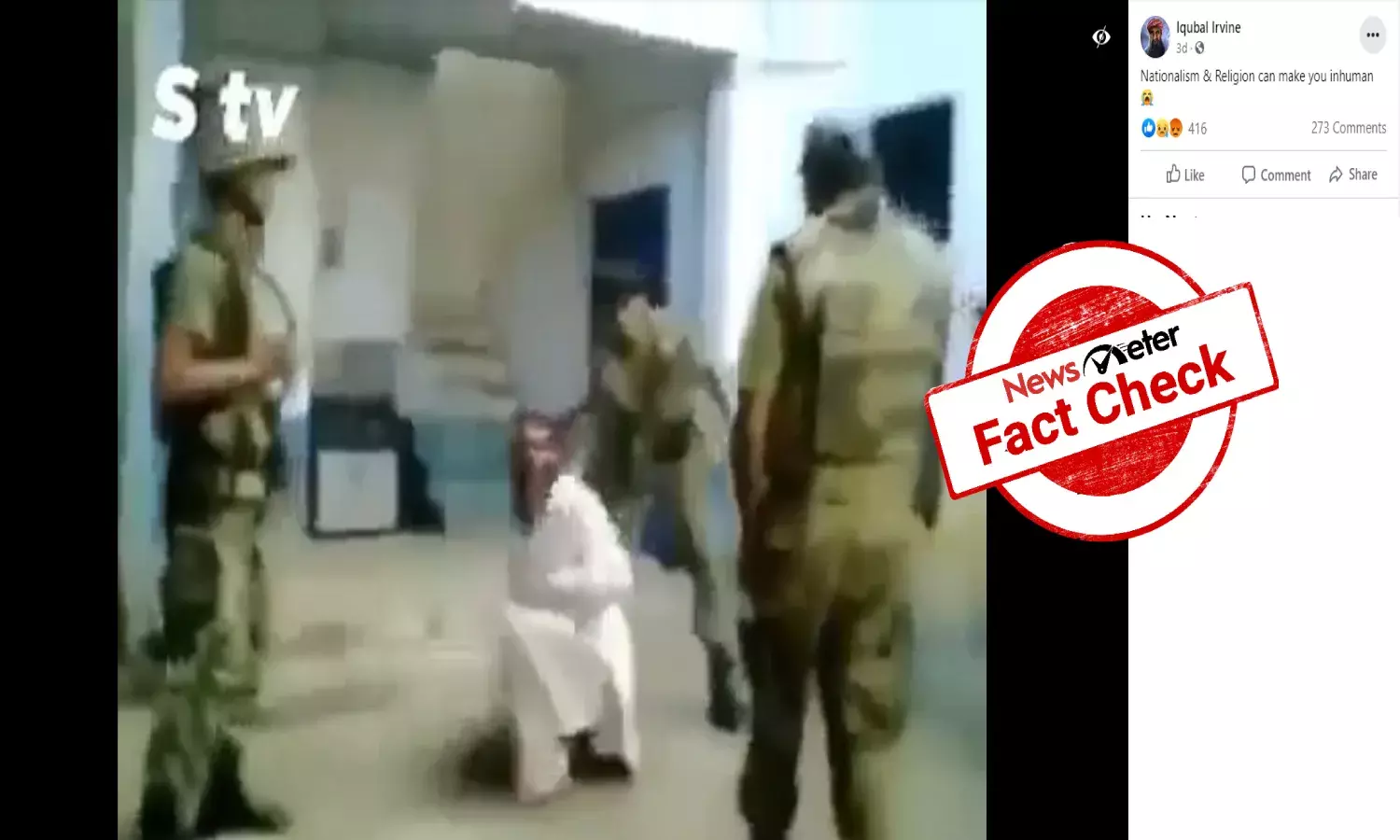 military officers beating men