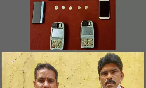 2 GHMC contract workers held for drawing salaries using fake thumb imprints 2 GHMC contract workers held for drawing salaries using fake thumb imprints