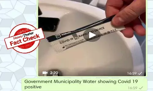 water tested positive for covid, water coronavirus