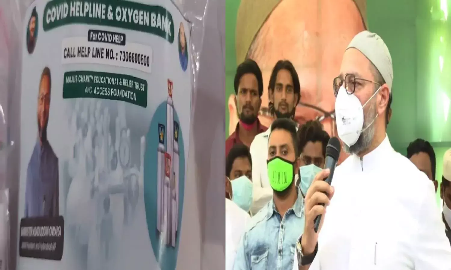 Owaisi-run trust launches COVID-19 helpline number