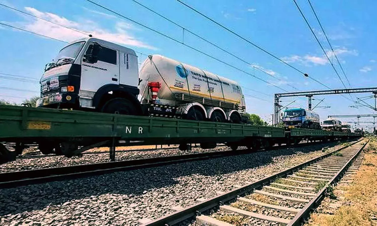 `Oxygen Express: Telangana government dispatches five empty tankers to Odisha for refill