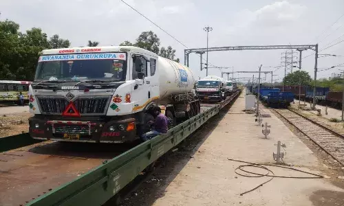 Second Oxygen Express reached Hyderabad with 60.23 metric tonnes of oxygen in four tankers