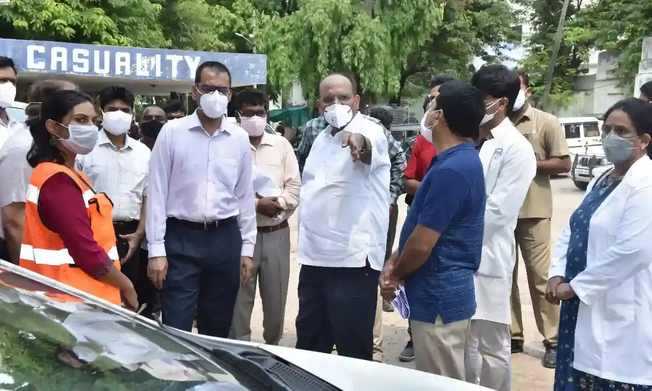 Golconda Area Hospital  to add another 120 beds in 3 weeks