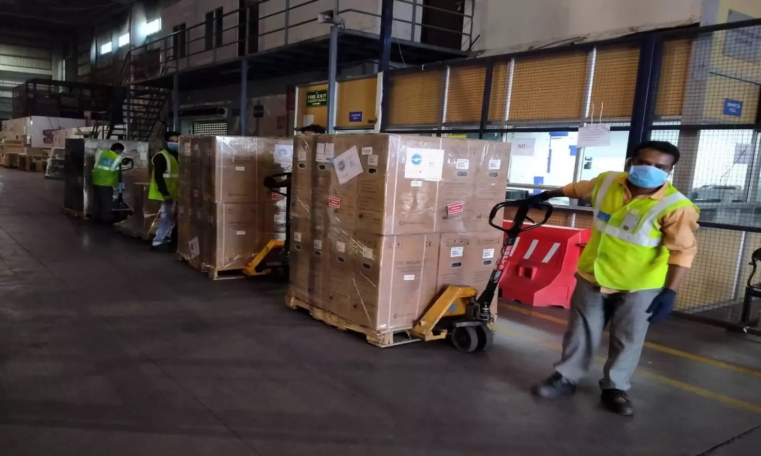 Hyd GMR Air Cargo receives shipment of 8 oxygen concentrators from US