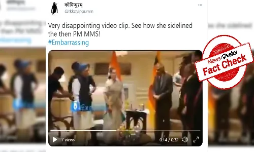 Fact Check: Did Sonia Gandhi sideline Manmohan Singh during meeting with Sri Lankan PM?