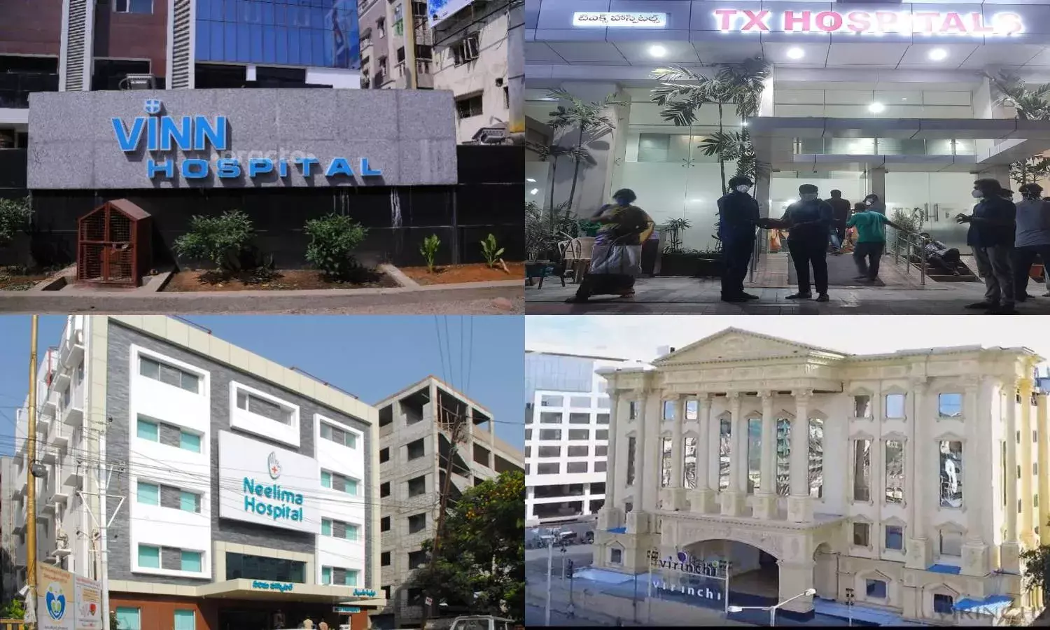 License to treat COVID patients of Virinchi, Neelima, VINN, TX-Kachiguda, and Max Health canceled