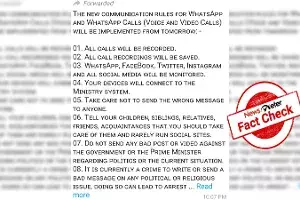 WhatsApp has not issued any fresh guidelines WhatsApp has not issued any fresh guidelines