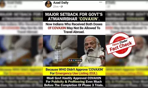 Has WHO disapproved Bharat Biotechs `Covaxin?
