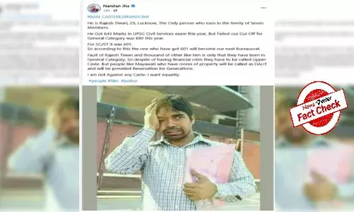 Fact Check: Man in viral post is not Rajesh Tiwari but Bangladeshi influencer