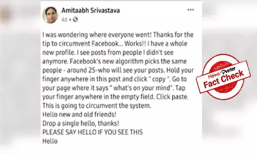 Fact Check: FB algorithm does not limit number of users who can view your News Feed