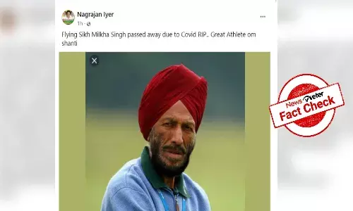 Fact Check: Milkha Singh has not died of COVID-19