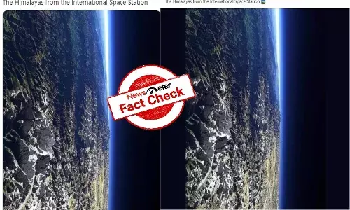 Himalayas from the International Space Station