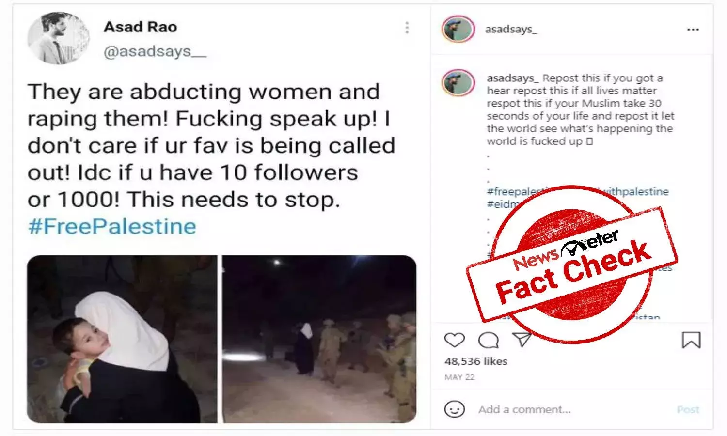 Photos of Palestinian journo Lama Khaters 2018 arrest falsely shared as Israeli soldiers abducting Palestinian woman