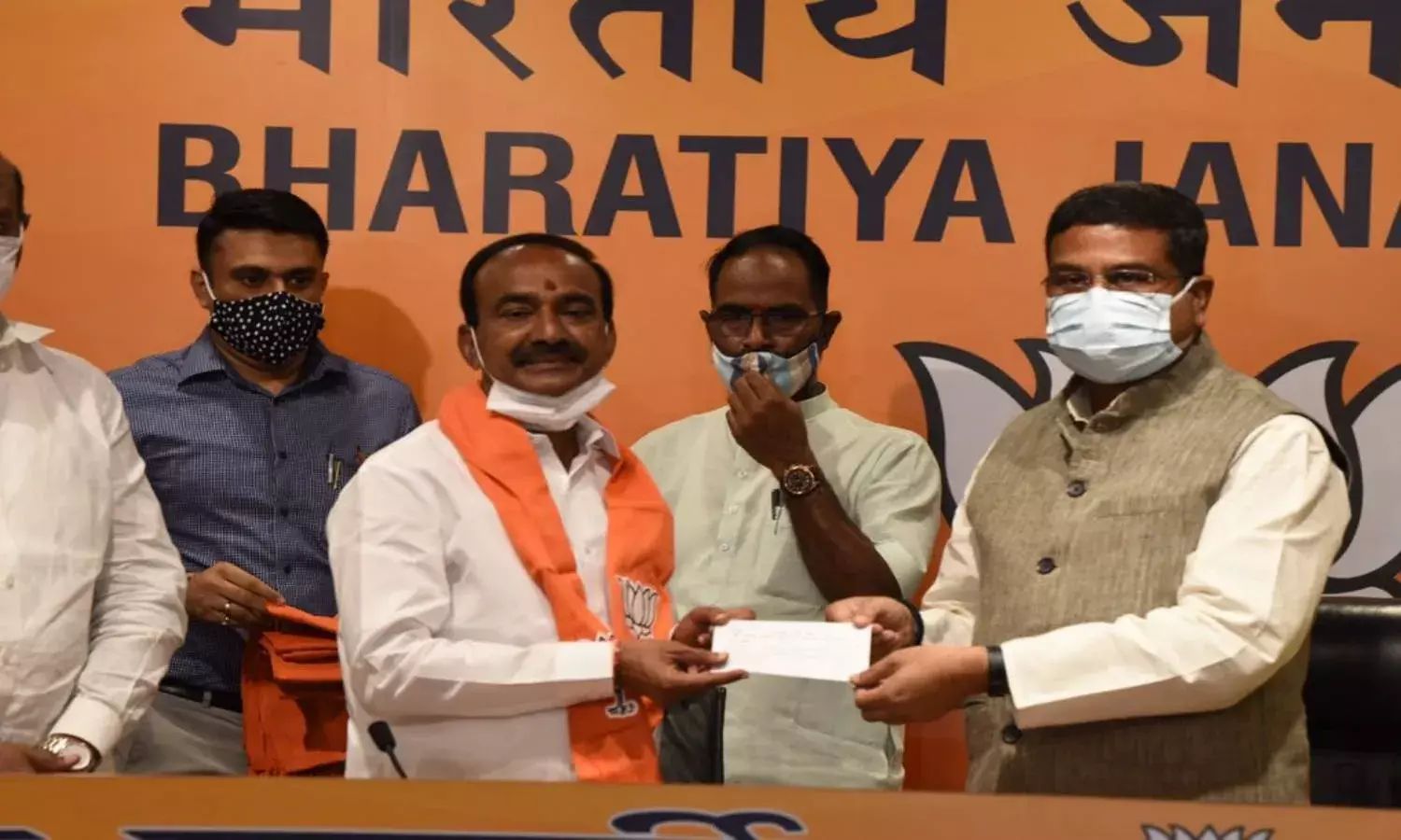 From pink to saffron: Former Telangana Health Minister Eatala Rajender joins BJP