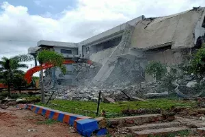 Historic Warangal central prison is now history Historic Warangal central prison is now history