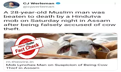 Fact Check: Victim beaten to death for allegedly stealing cows is Hindu, not Muslim