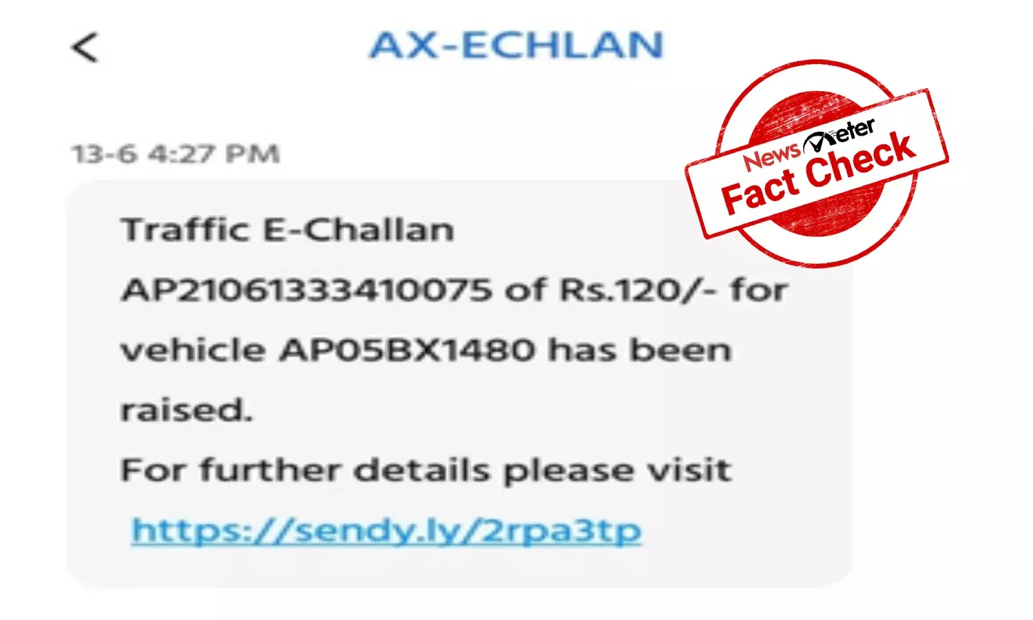 Fact Check: Beware of fake e-challan website