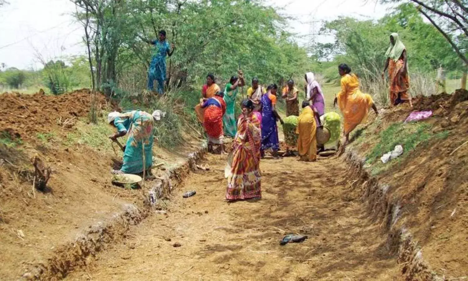 `3.2 crore person-days generated in April: MGNREGA beckons hope for Telanganas laborers