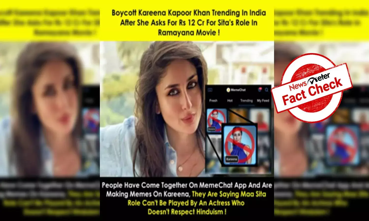 Fact Check: Was Kareena cast as Sita in Sita - The Incarnation?