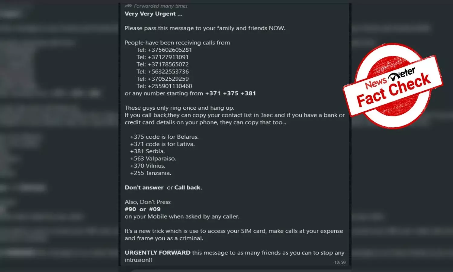 Fact Check: WhatsApp forward claiming phone data can be stolen directly via phone calls is false