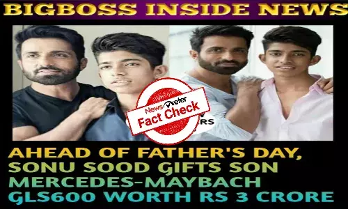 Fact check: Sonu Sood did not gift Rs 3-crore Mercedes car to his son