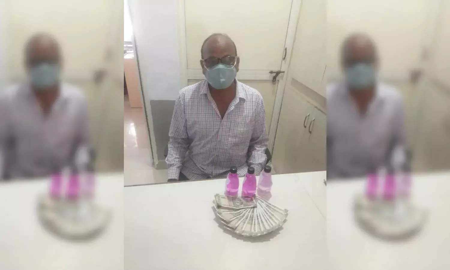 Karimnagar cop caught taking Rs 15,000 bribe, held