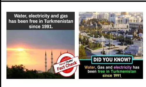 FACT CHECK: Do Turkmenistan citizens still get free water, gas and electricity?