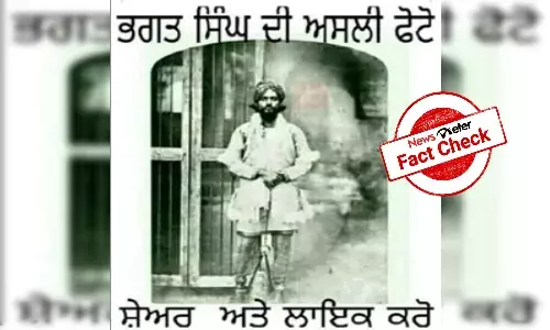 Fact Check: Man in viral photo is Farrukhabad Nawab, not Bhagat Singh