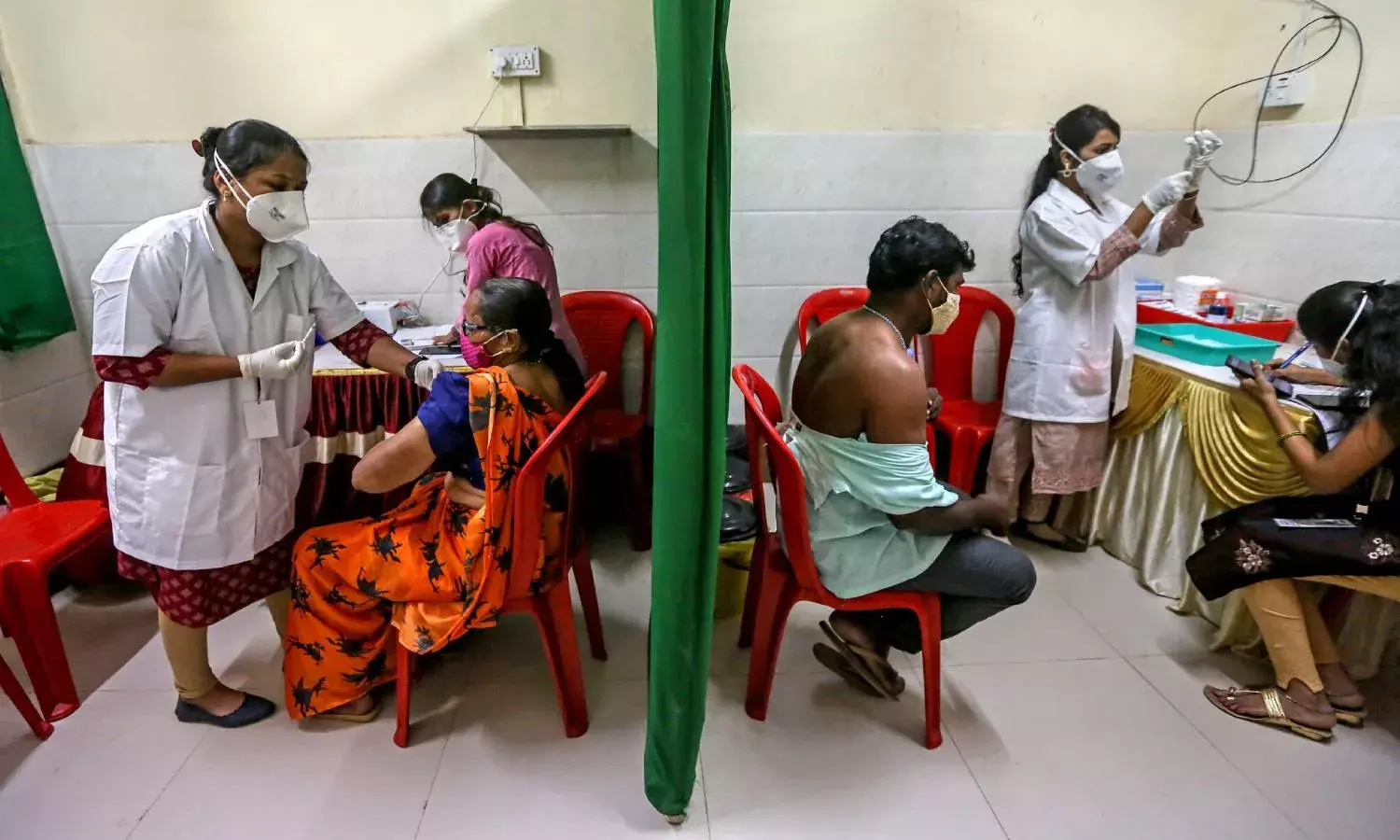 Barbers to priests: 30L from high-risk groups inoculated in one month across Telangana