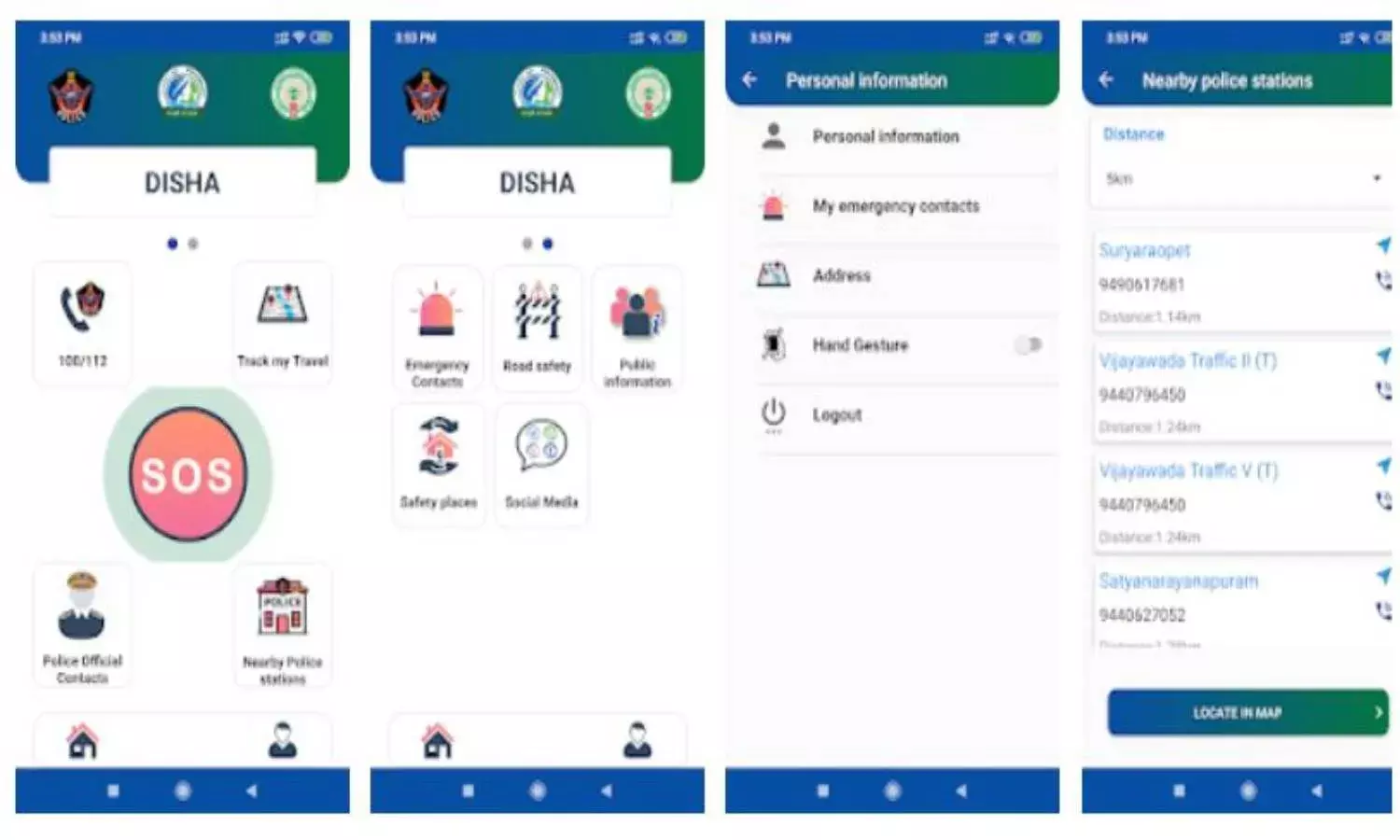 Hit SOS when in distress: Heres how to use the Disha app