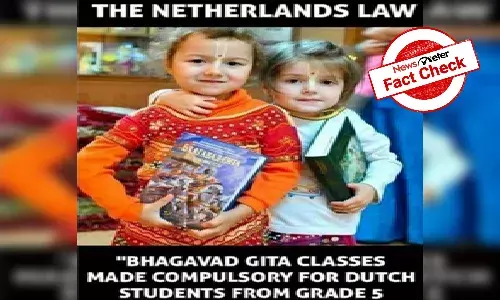 Fact Check: Did the Netherlands make Bhagavad Gita mandatory for primary students?