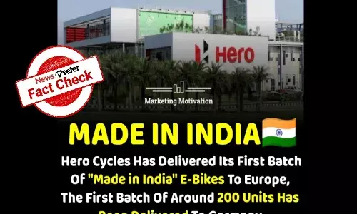 Fact Check: True, Hero Cycles delivered its first batch of Made in India e-bikes to Germany