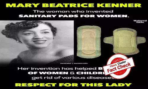 Fact Check: Mary Beatrice Kenner invented sanitary belts not sanitary pads