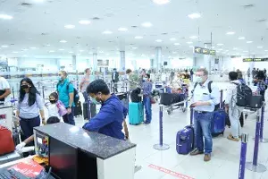 Unlock 2.0: Hyderabad International Airport handles 4.35L passengers in June Unlock 2.0: Hyderabad International Airport handles 4.35L passengers in June
