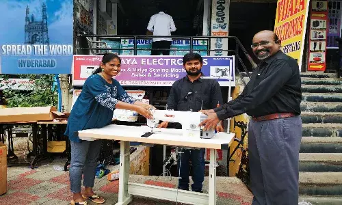 Spread the Word, Hyderabad: FB page group helps Borabanda woman buy sewing machine