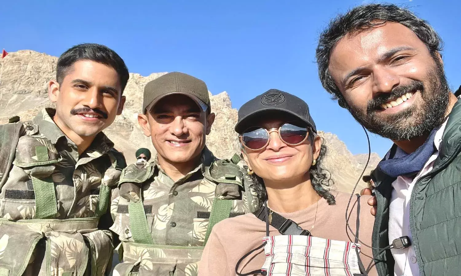 Naga Chaitanya announces Bollywood debut; shares pic from sets of Aamirs Laal Singh Chaddha